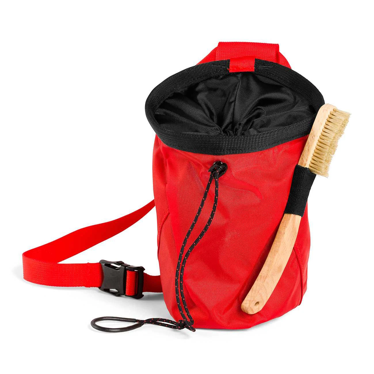 

Factory Custom Chalk Bag for Rock Climbing Bouldering Chalk Bag Bucket with Quick-Clip Belt and Large Zippered Pockets