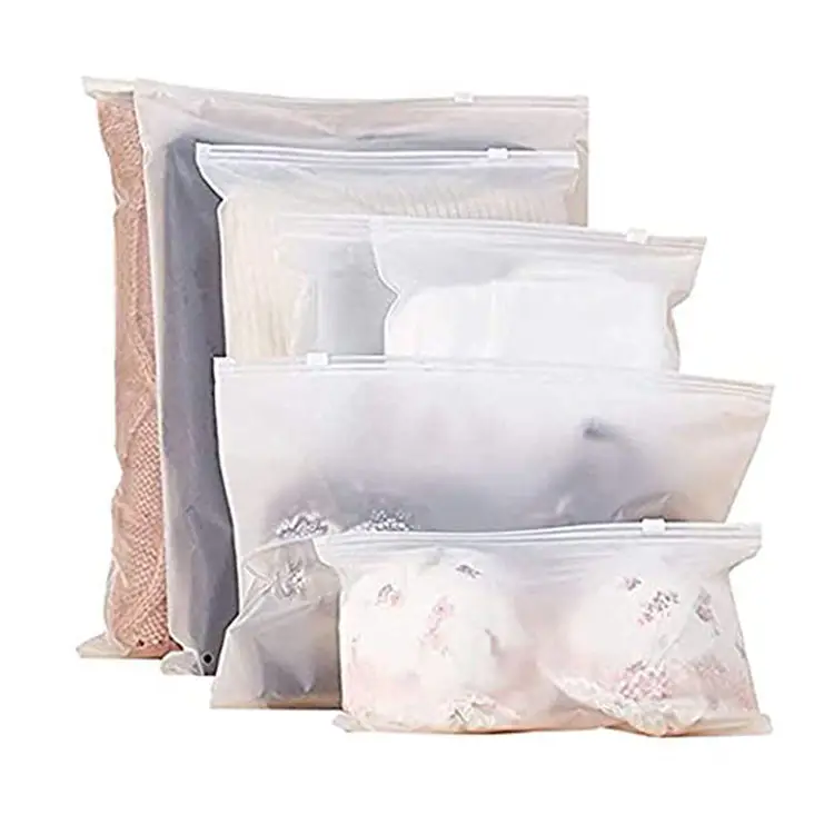 

SZCX Transparent Opp Lock Plastic Ziplock Bags For Clothes Packaging Bag Zipper Clothing Poly Zipper Bag