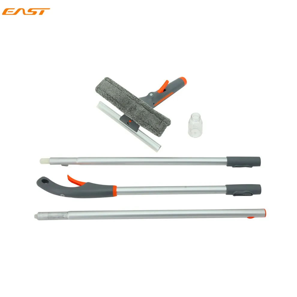 

EAST Spray Cleaner, window washer with squeegee, window glass cleaner with long handle, Orange and grey