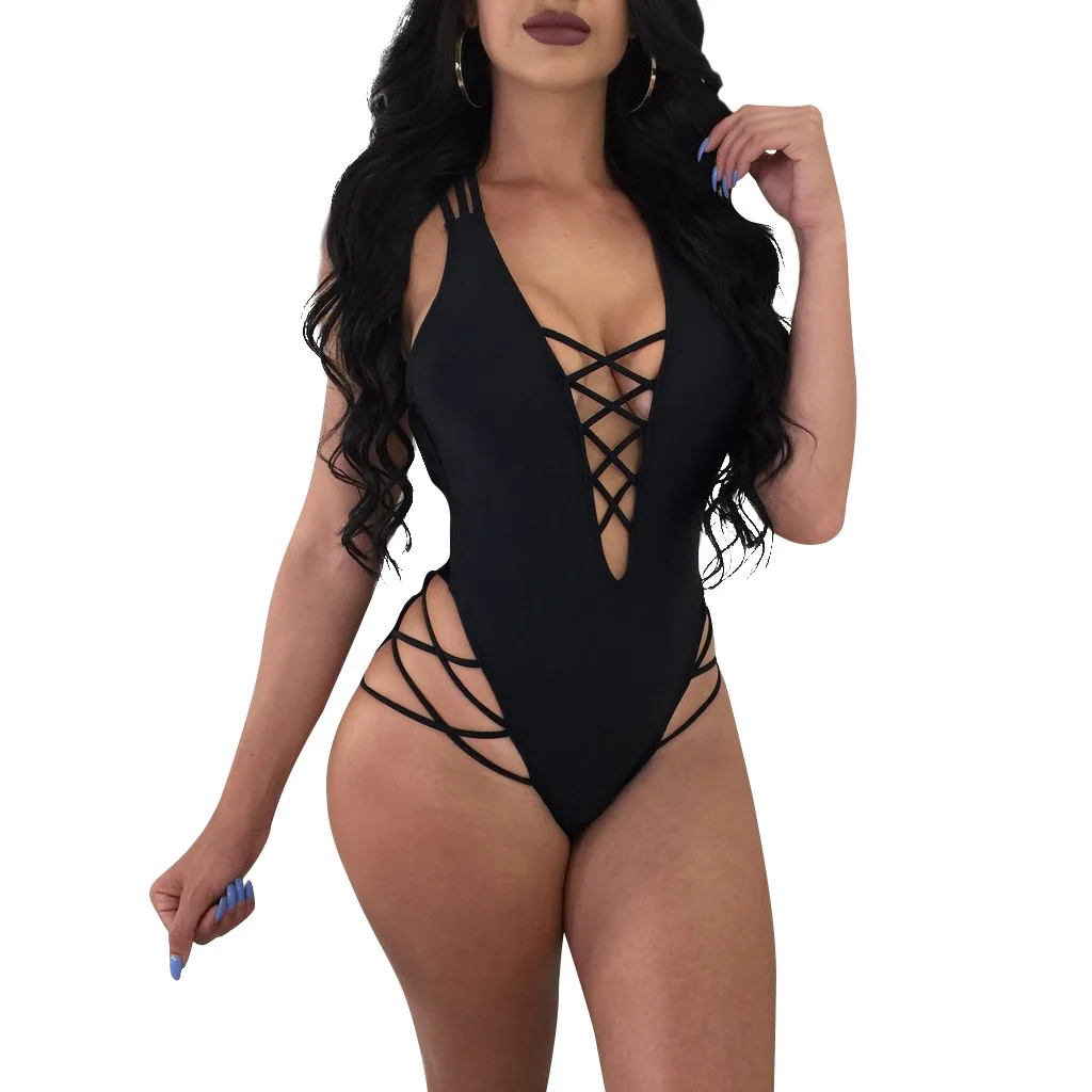 

2021 Swimwear Women One Piece Hollow Out Design Breathable Quick Dry Swim Suits Wholesale Plus Size Bikini Beachwear Sexy, Customized color