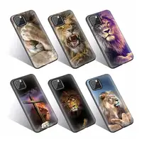 

For Samsung S10 A70 printing lion Custom LOGO shockproof design tpu case for iPhone 11 XS max phone case printing service