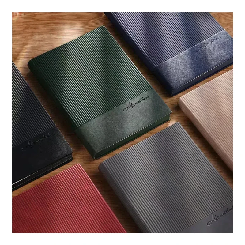 Custom High Quality Soft Cover Leather Notebook  A5 Personalized Notebook With logo a 5 Travelers Notebook Customized Journal