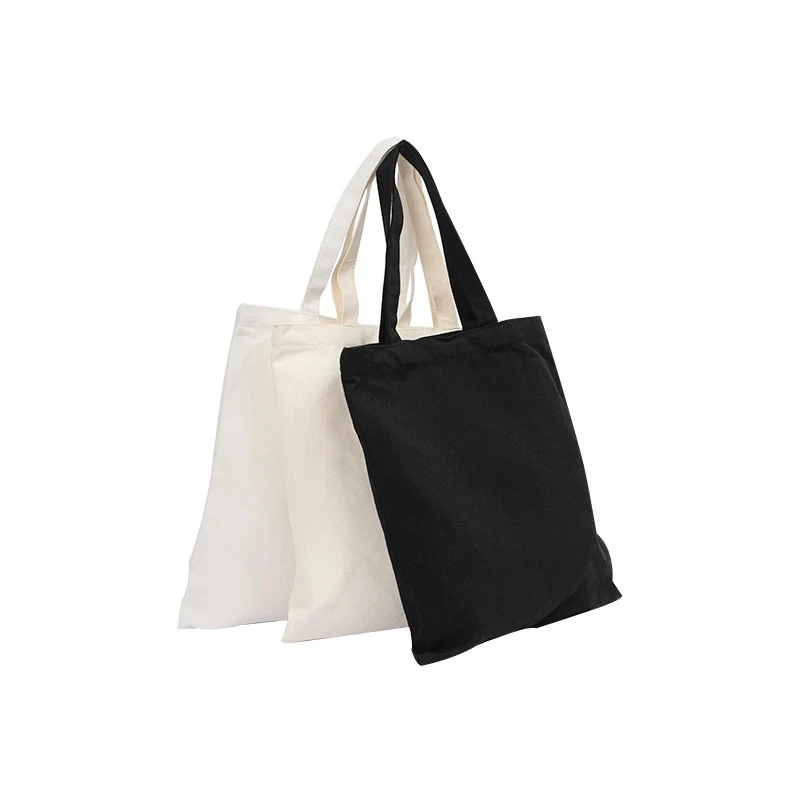 

Promotional reusable blank logo printed organic canvas tote cotton bag