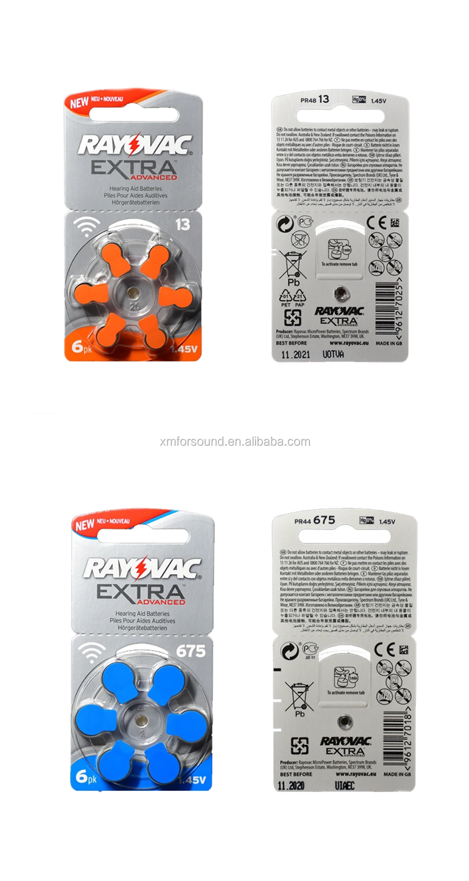 Rayovac Extra Size 13 Hearing Aid Batteries - From £1.39 Per Pack - Foto 7