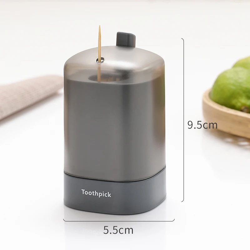 

Insha modern design household ABS material toothpick holders for kitchen, Green,blue, white,grey,orange