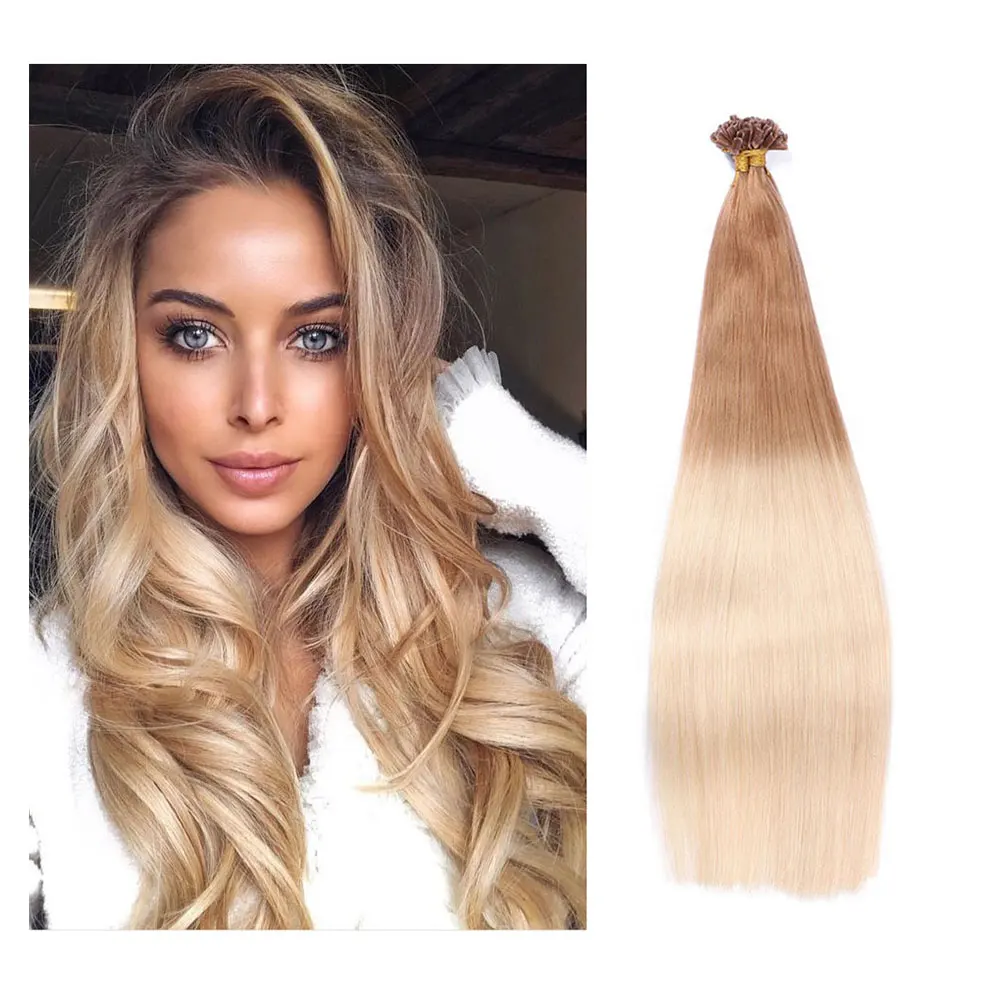 

100% Human Blond Keratin keratin U Tip Hair Extension