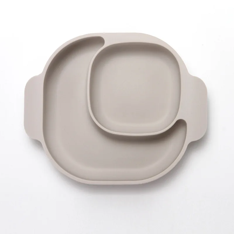 

New Design Divided Plate Cute Baby Silicone Feeding Bowl with Suction Plates
