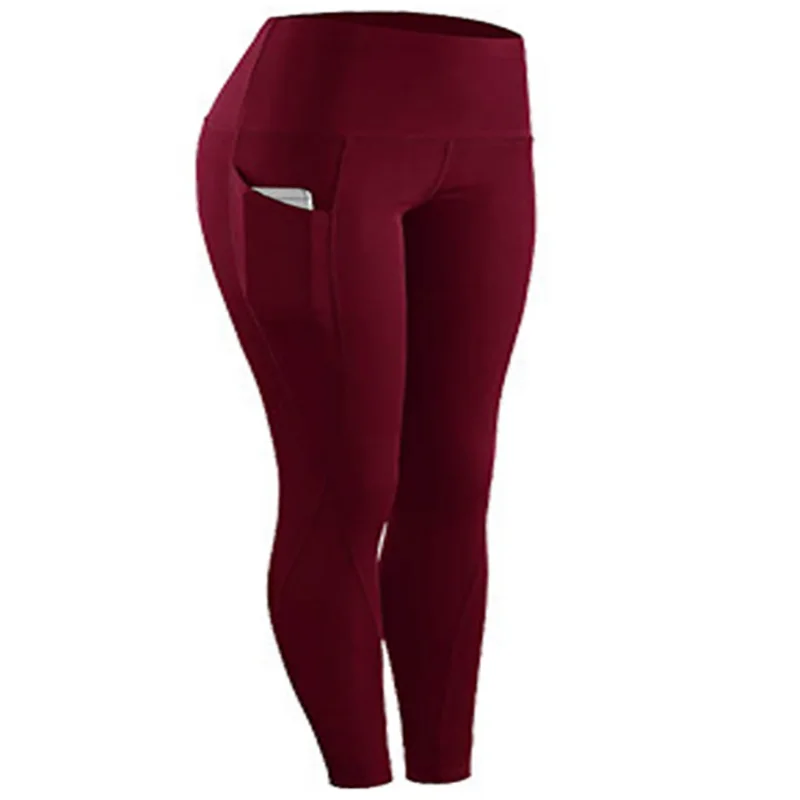 

2021 Summer Ladies Yoga Pants Casual Solid Color Tight-Fitting Hip Long Trousers Womens Legging pants