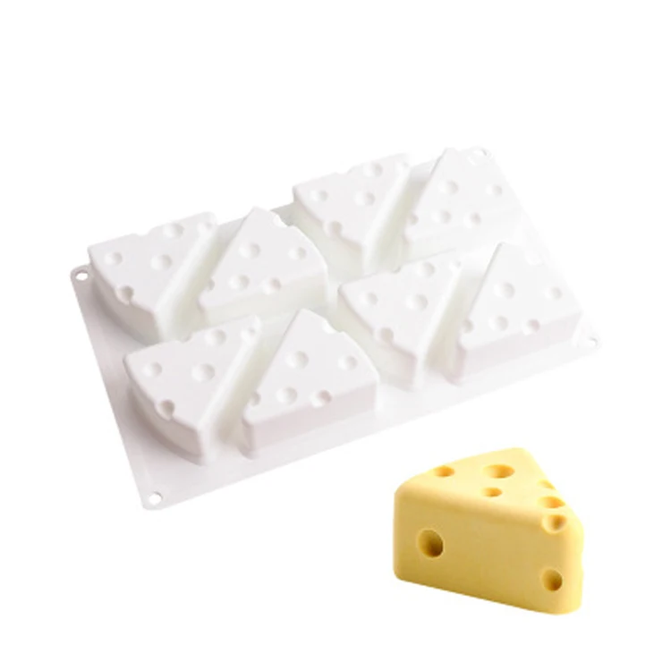 

Multifunctional and environmentally friendly silicone cheese mold & Cake Chocolate Mold, White