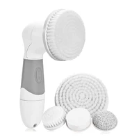 

Battery Operated Facial Cleansing Brush 4 in 1 Set Microdermabrasion Face Brush Machine Deep Cleans Skin Facial Cleaning Brush