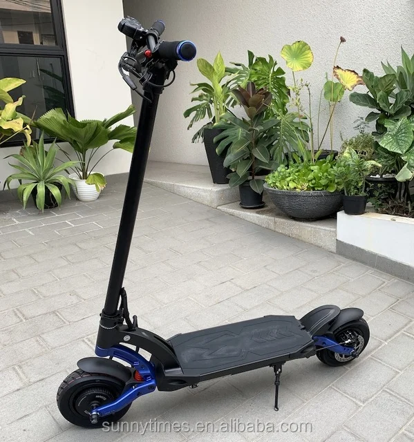 

Free Shipping Good Mantis Wide Wheel Dual Motor 48V 2 Wheel Powerful Adult Foldable Electric Scooter, Black/ red/ blue