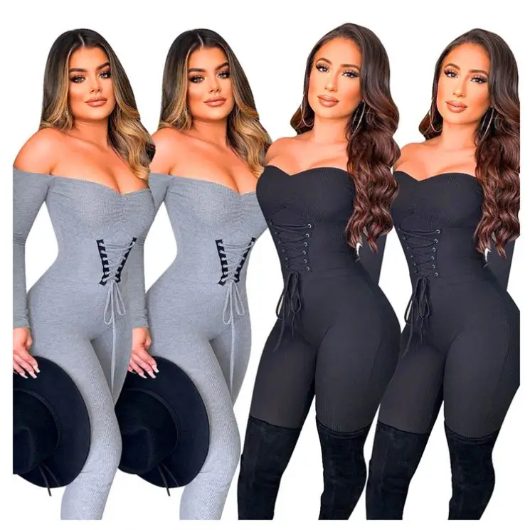 

Women Jumpsuits And Rompers Ladies Long Sleeve Jumpsuit