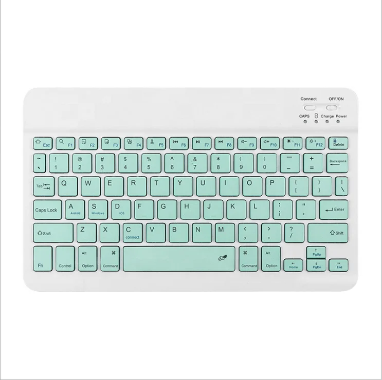 

2021 New Product 7inch 10inch colorful blue tooth wireless smart keyboard for ipad pro ipad 9.7, More colors