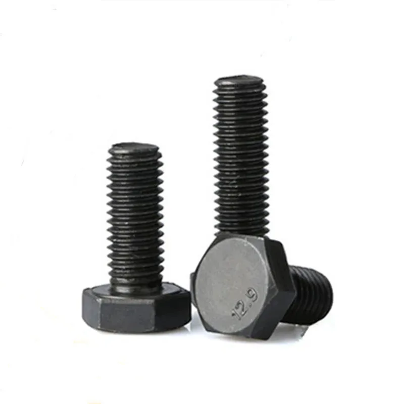 M10 M30 Grade 8.8 8.9 10.9 Black Oxide Hex Bolt And Nut Din933 Buy