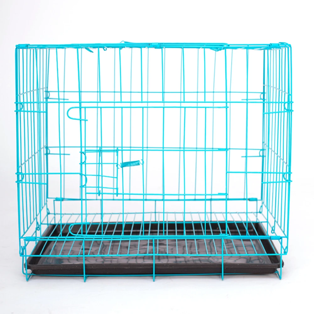 

Best Pet 70*50*56Cm Large Folding Wire Pet Cage For Dog Cat House Metal Dog Crate, Blue/pink/black