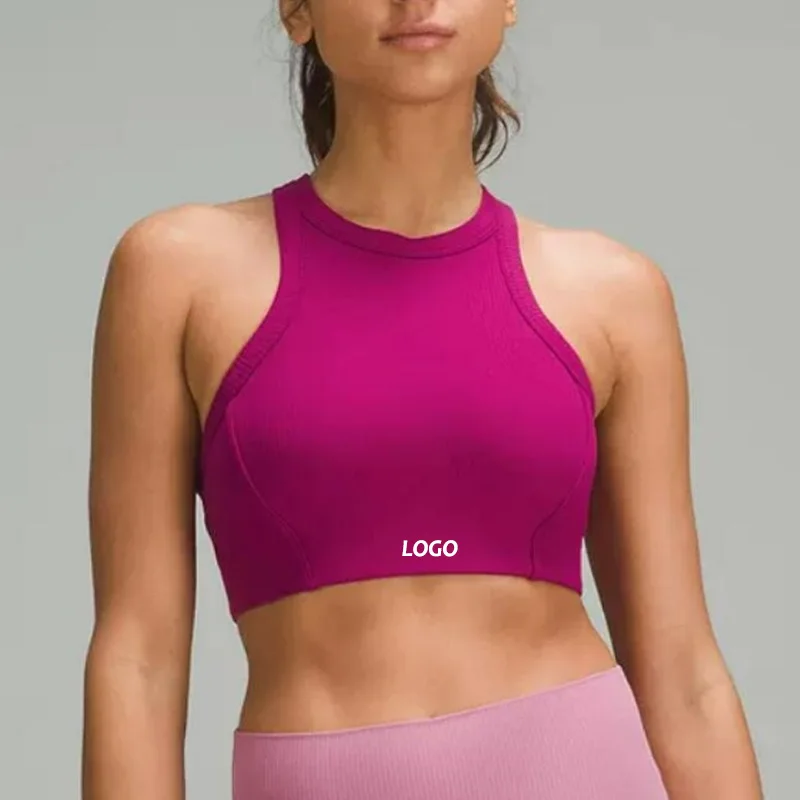 

LULU bra tube bra tank top shorter High Impact Sports Bra Training Workout Yoga Crop Tops