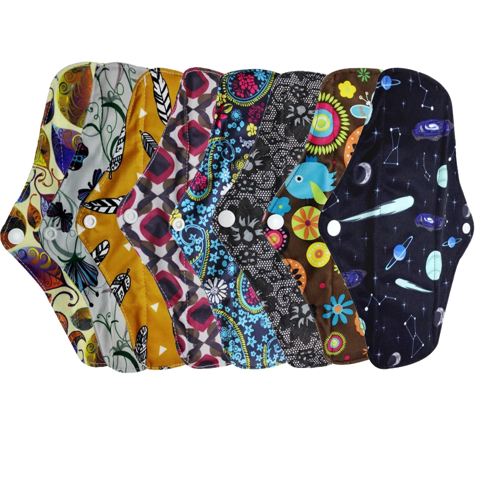 

New Design Waterproof Washable Mama Cloth Menstrual Sanitary Pad, Mix