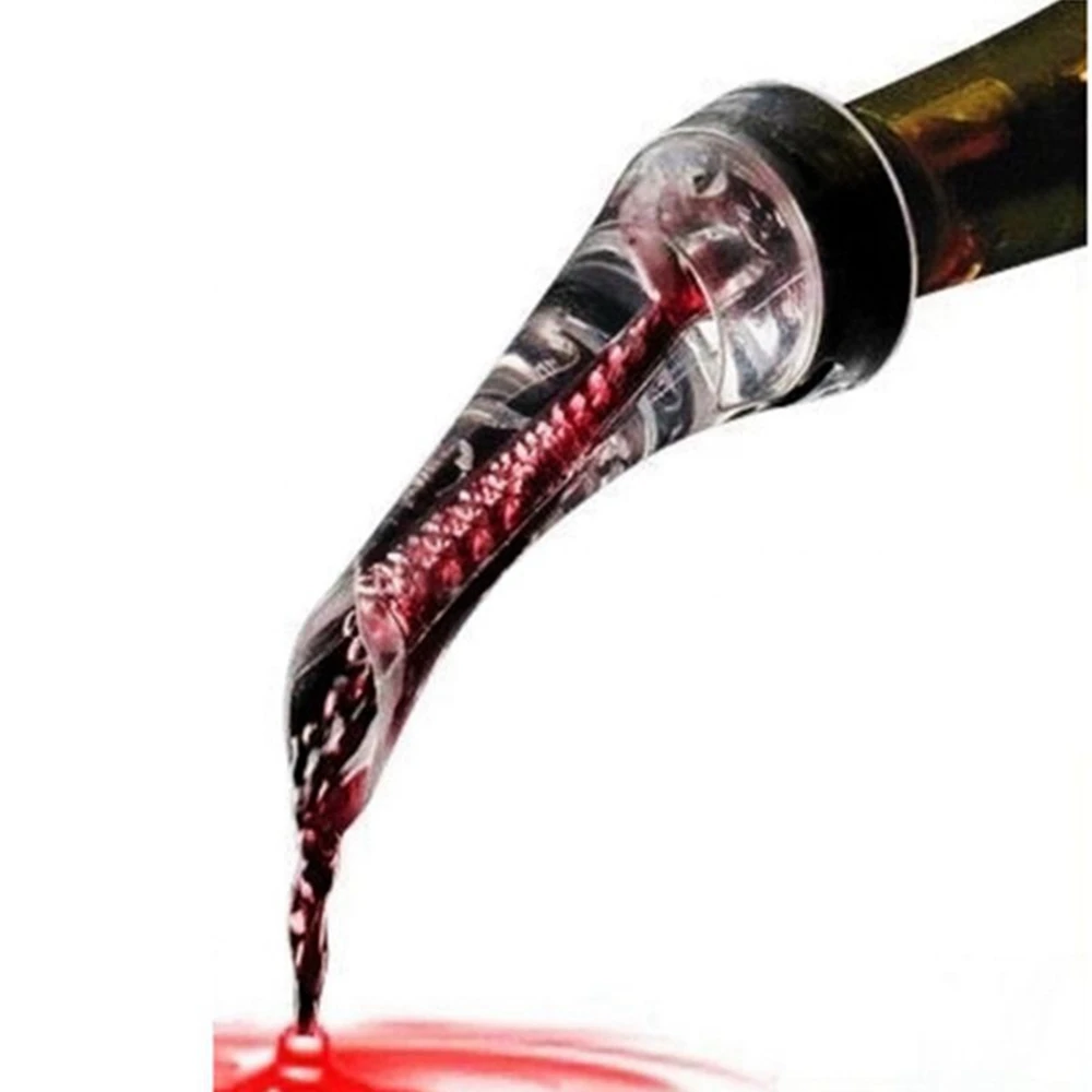 

Red Wine Whiskey Magic Aerator Decanter Quick Aerating Pourer Glass Red Wine Bottle Mini Travel Aerator Hot Drop