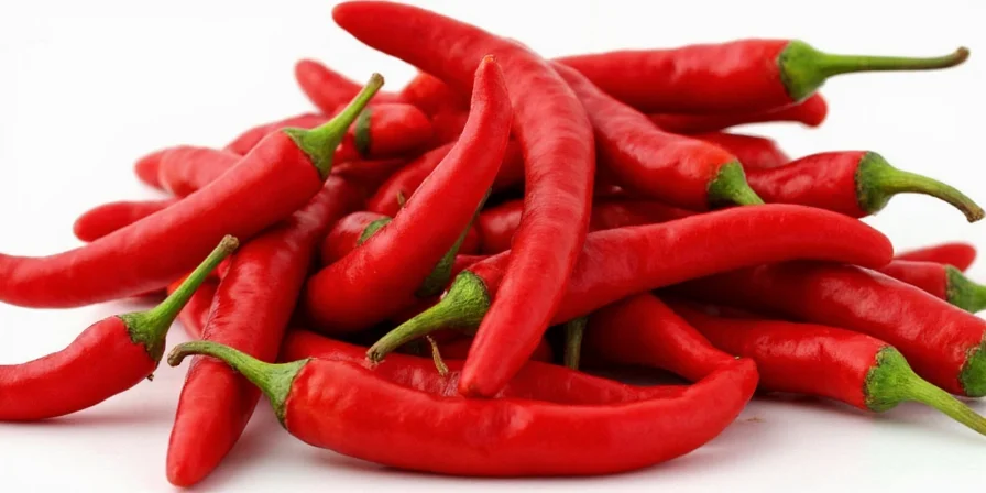 World map with red chili peppers from different countries