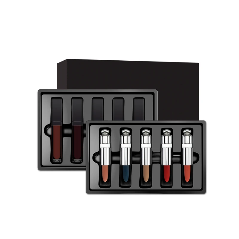 Wholesale makeup cosmetics liquid lipstick private label matte liquid lipstick set