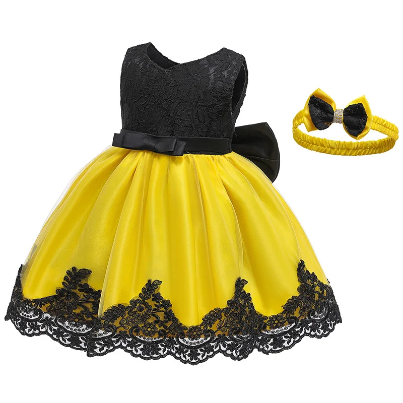 

Kids Clothing Baby Girl Newborn Dresses Baptism Clothes Children Fancy Dress With Bow D0109 L1911XZ