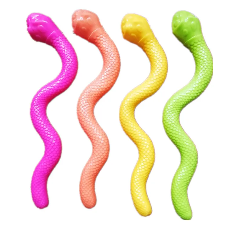 

Shanghai Wholesale popular unique snake shape squeaky food puzzle toys for pet