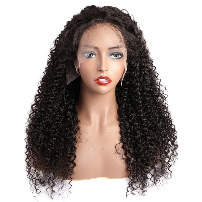 

Wholesale mink virgin hair vendors cuticle aligned brazilian human hair wig lace front wig with bangs