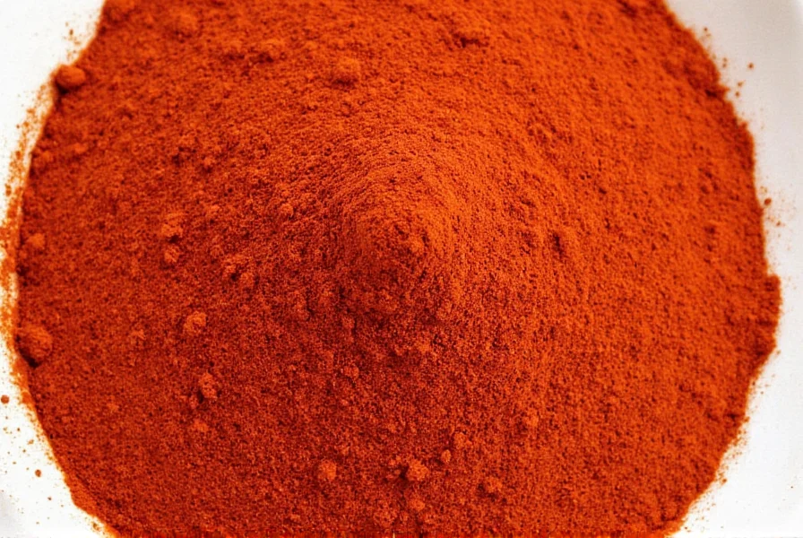 Close-up comparison of cayenne pepper and chili powder in spice jars