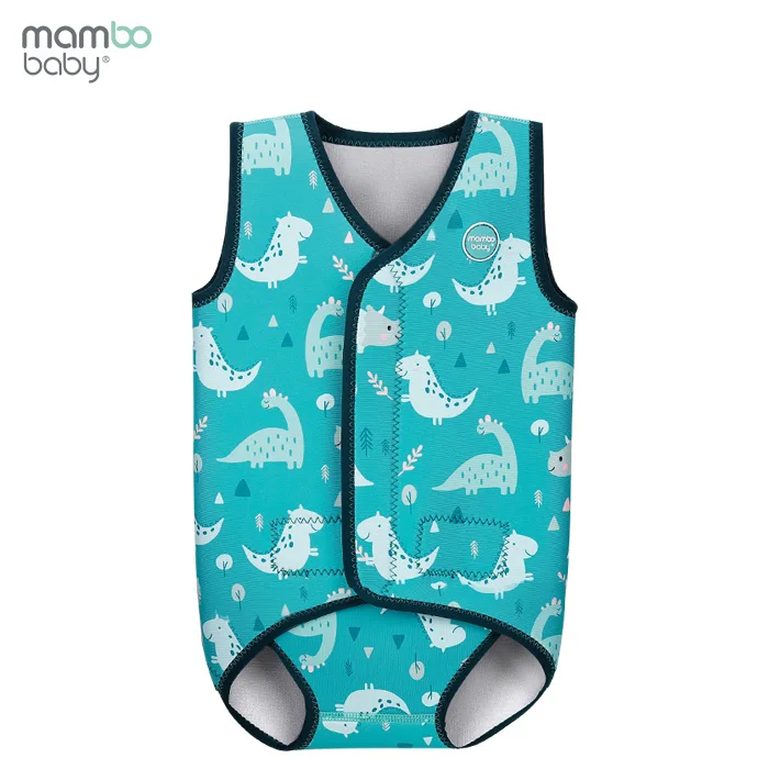 

Mambobaby Baby Neoprene Thermal surf beach Dinosaur Kids Swimming Suit Unicorn Pattern toddle swim wetsuit top sunday funday