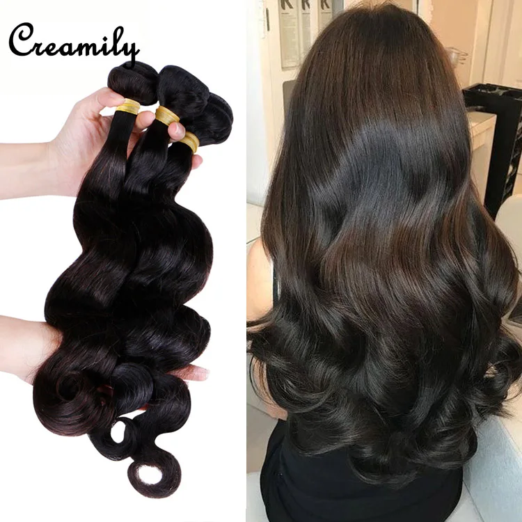 

Best quality virgin mink brazilian hair human body wave hair