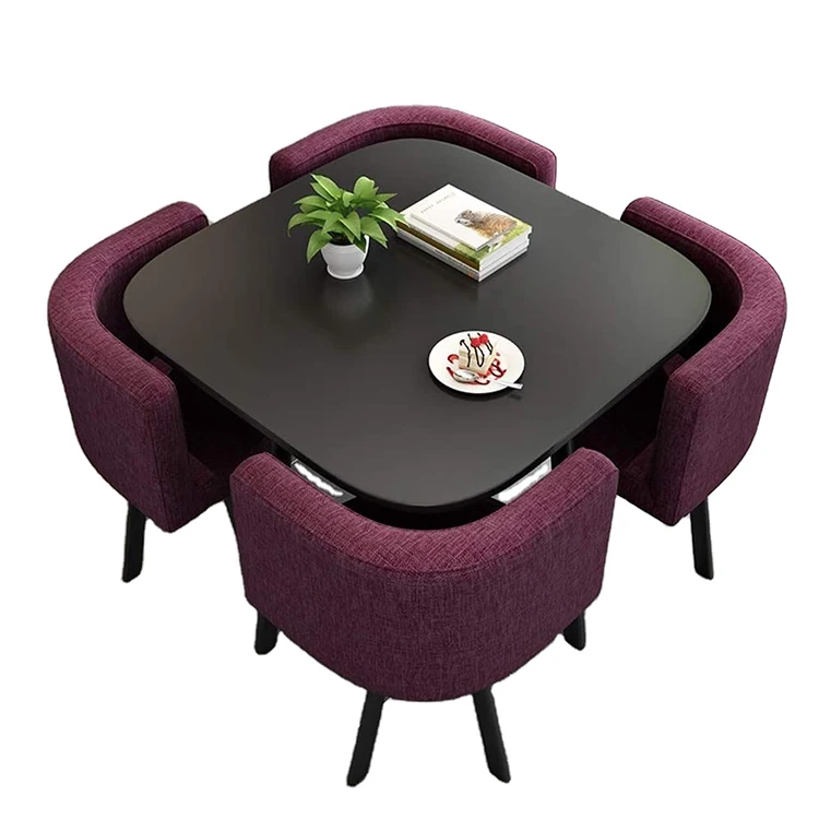 Home Hotel Furnitures Meja Makan Dining Restaurant Tables And Chairs