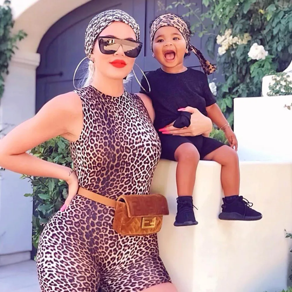 Wholesale Ladies Sleeveless O-neck Backless Slim Fit Leopard One Piece Women Jumpsuit