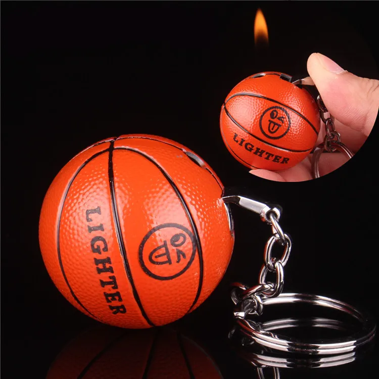 

Mini basketball lighter Metal inflatable cigarette lighter Novelty lighter