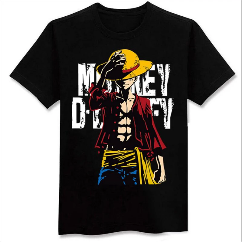 

Dropshipping 2022 Custom Made One Piece Luffy Anime T shirt 3D Print t-shirt Custom Design Good Quality Anime T Shirts