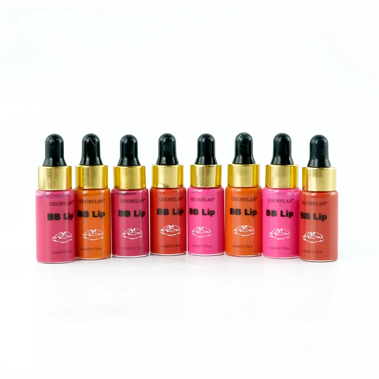 

In stock Semi Permanent Meso Ampoule Liquid Makeup BB Lips Kit, 4 colors
