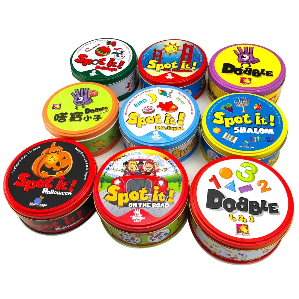 

spot board games mini enjoy it for kids family party fun education toys most classic Dobble it cards game