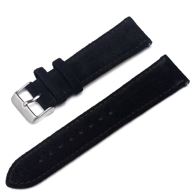 

Vintage suede leather watch band cowhide leather suede watch strap