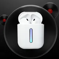 

New arrivals macarons breathing lamp strong magnetic charge wireless earbuds earphone q8l tws