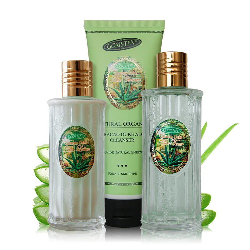 

Face Care Skin Care Aloe Set Wholesale Or OEM Private Label Curacao Duke Aloe Set, Green