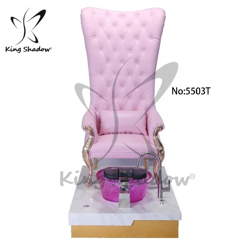 

Luxury throne queen spa pedicure chairs with sink jet bowl pedicure, Optional