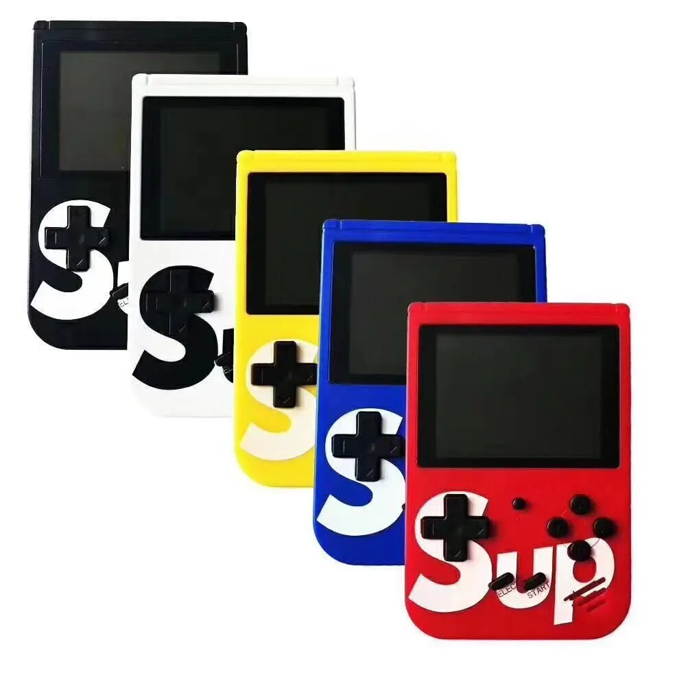 

Mini Handheld Game Player Retro Game Console Player 400 In 1 Games Retro Video Console 8Bit Box TV Out for Gift Kids, Black white red blue yellow