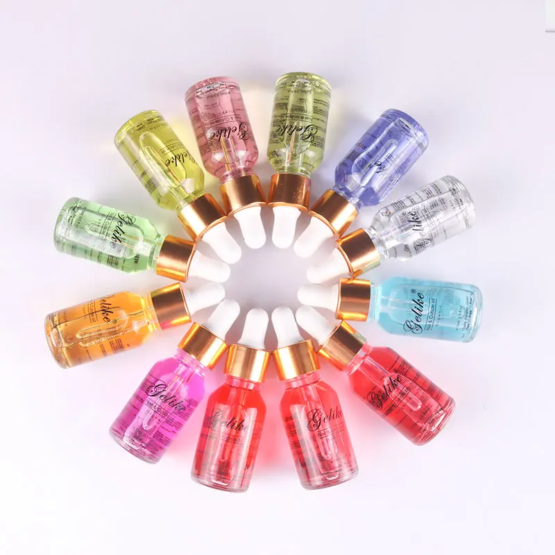 

Private label empty bottle pen bulk packaging gallon nail care oil cuticle remover liquid softener mini cuticle oil with flower, Customized your colors