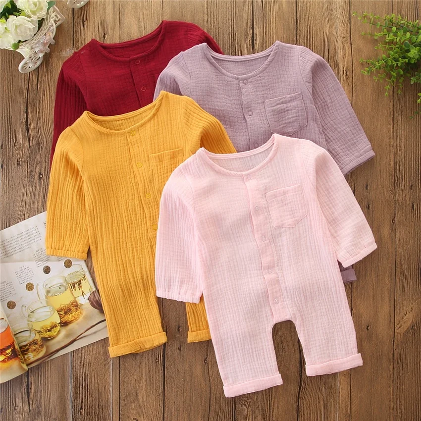 

B23730A New long-sleeved infants romper