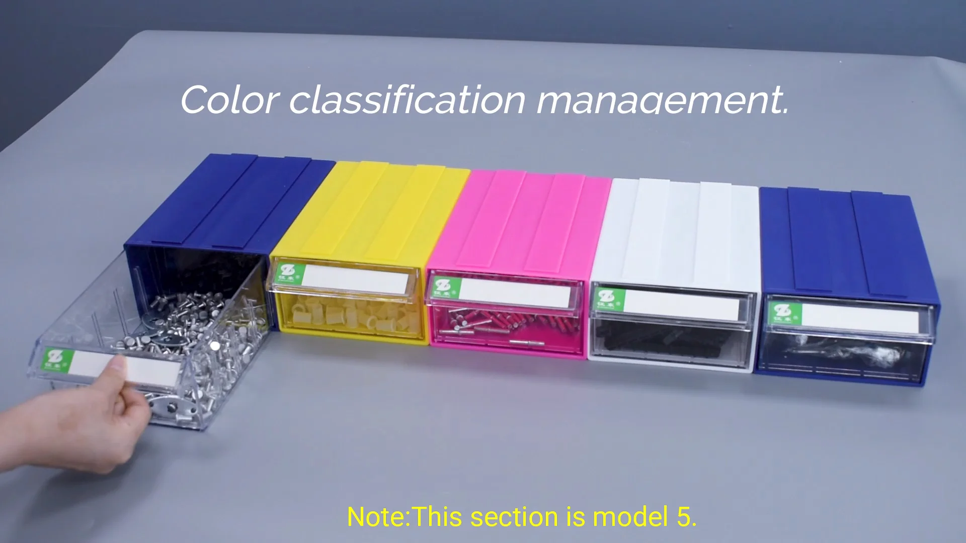 Wholesale Price White Adjustable Clear Stackable Plastic Drawer For