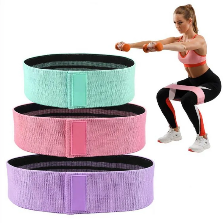 

Training Fabric Resistance Band Gym Fitness Rubber Bands Yoga BodyBuilding Booty Band Hip Circle Exercise Workout Equipment