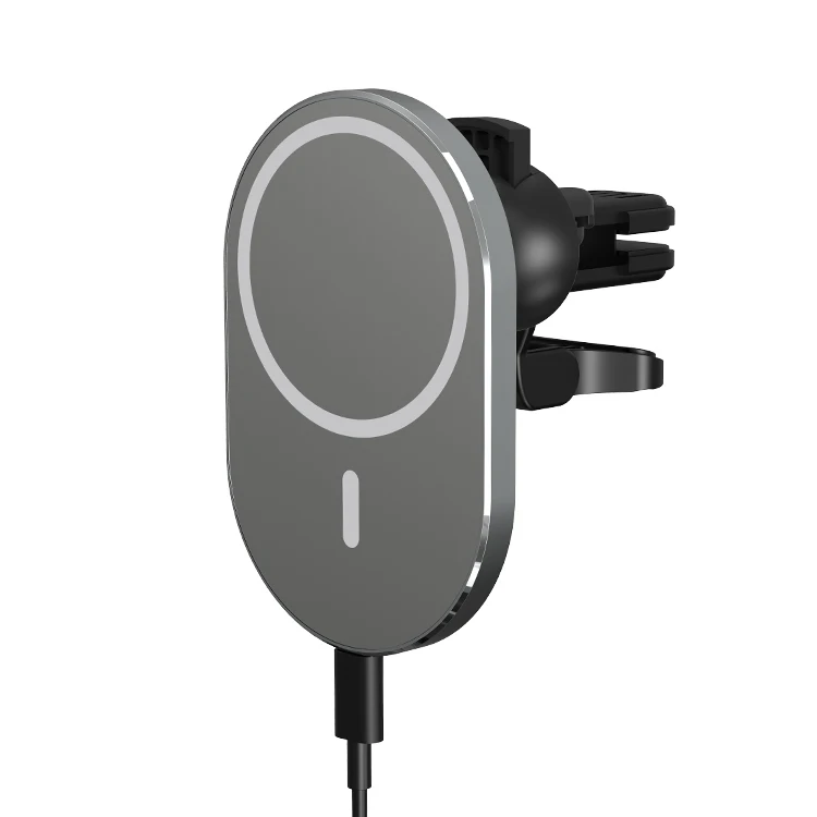 

Quality air vent car mount magnetic wireless car charger for iphone 12, Black ,white