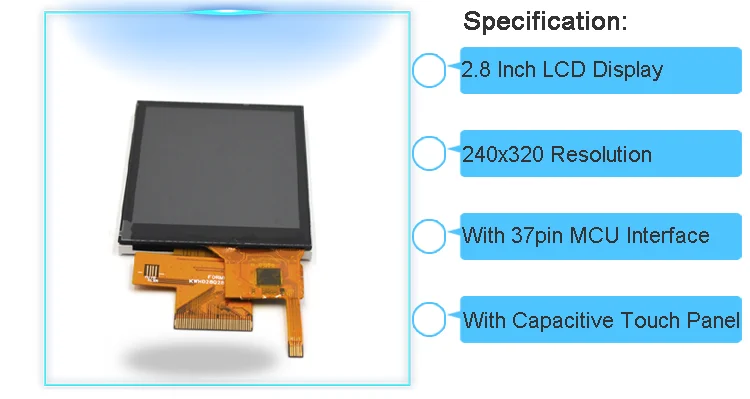 2.8 inch color lcd