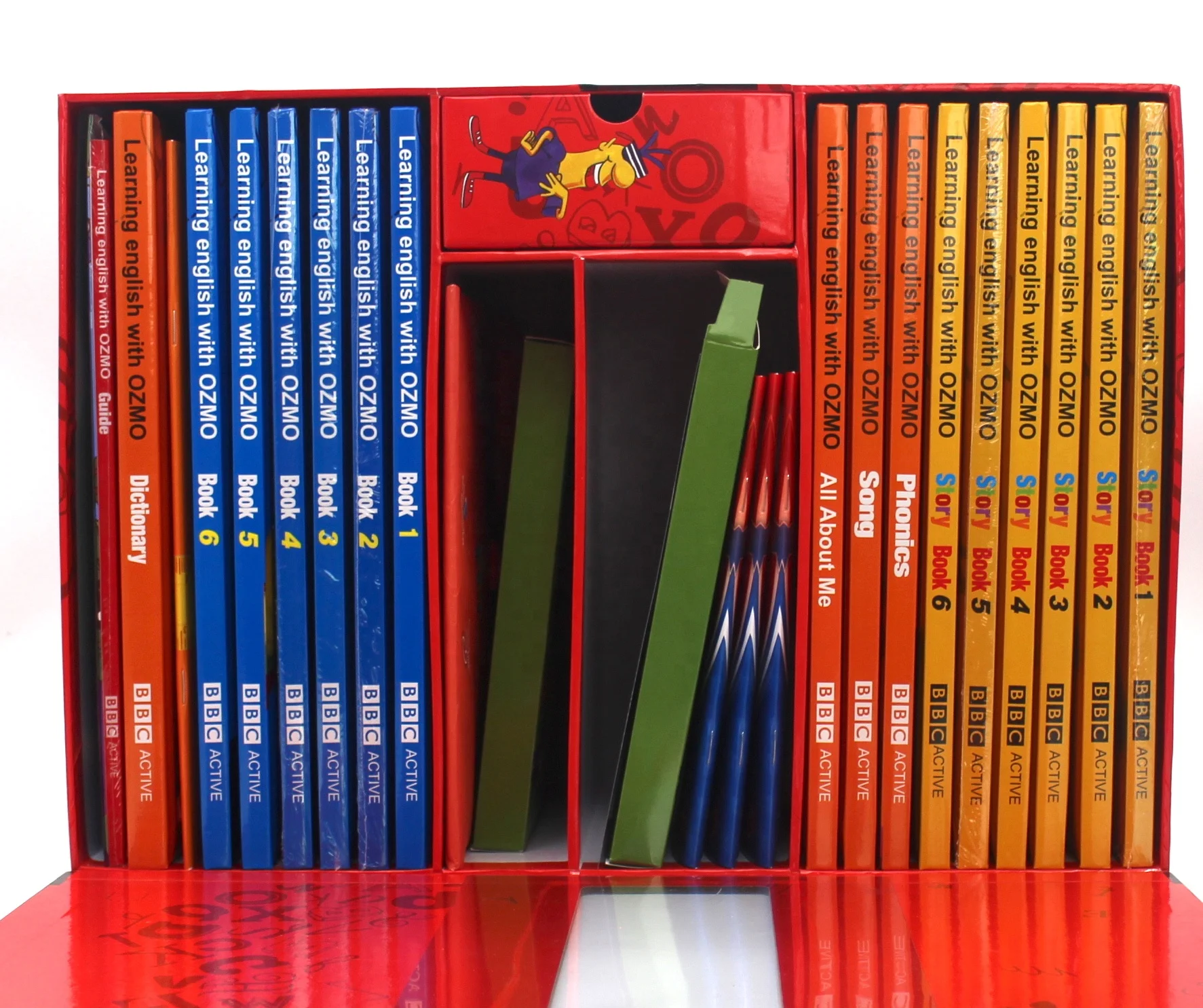 
Hot English Learning Set BBC Classic Carton English Ozmo Books with Talking Pen 