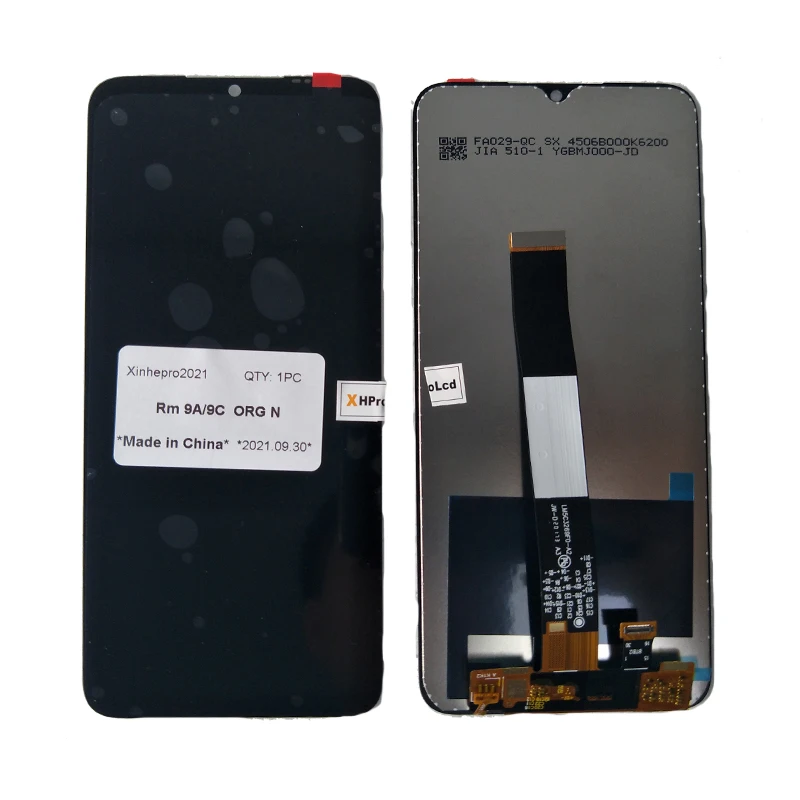 

Original Oem for Xiaomi Redmi Note 4X 5 6 7 8 9 10 Pro 5A 6A 7A 8A 9A 9C 9S 8T 9T 5X 6X S2 A3 Mi 8 9 lite Lcd Display Screen, Black white