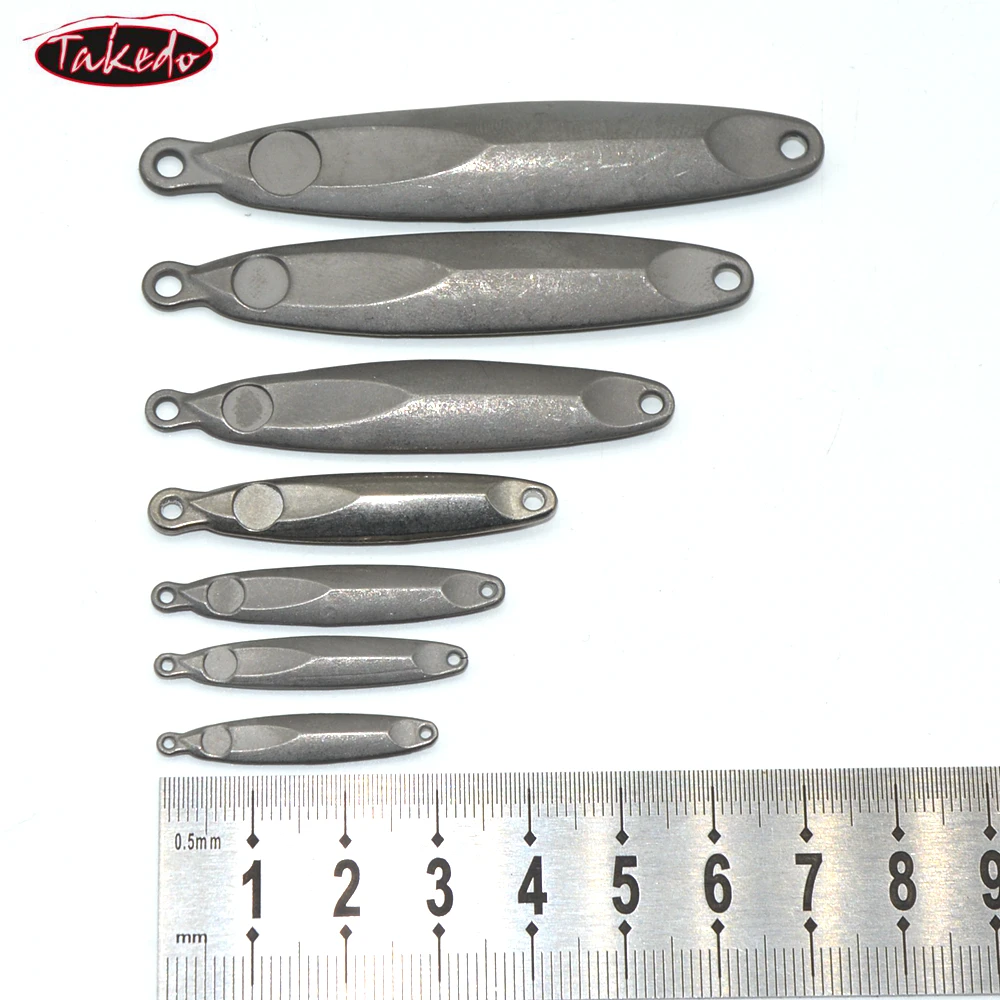 
TAKEDO OEM BY01 3.5g 5g 7g 10g 15g 25g 40g 60g unpainted blanks alloy body fishing tungsten metal jig lure 